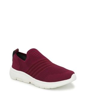 low-top slip-on walking shoes