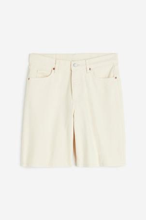 low-waisted bermuda shorts