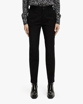 lowry mid-rise slim fit trousers