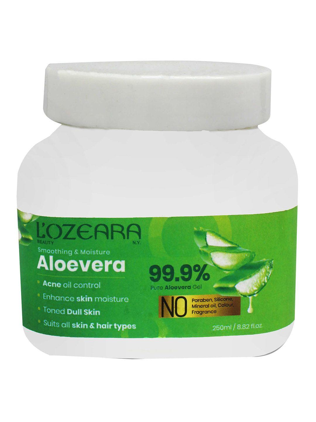 lozeara beauty n.y smoothing & moisturizing aloevera gel 250ml
