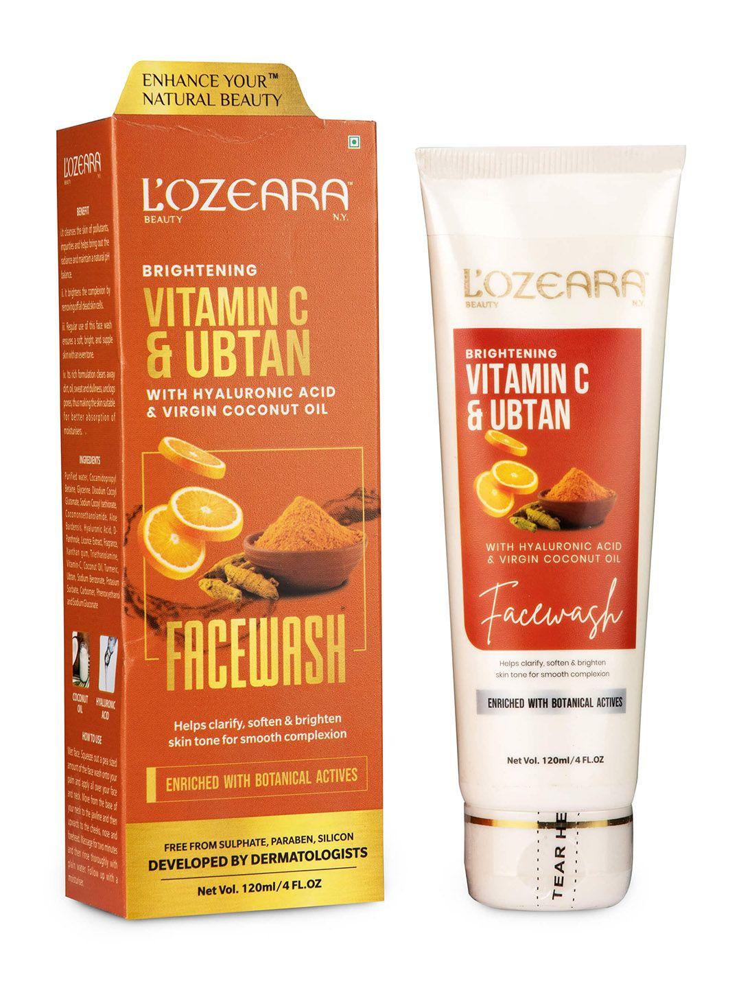 lozeara beauty n.y vitamin c & ubtan face wash- 120ml