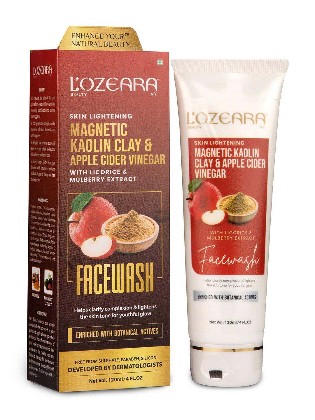 lozeara beauty red skin lightning face wash -120 ml