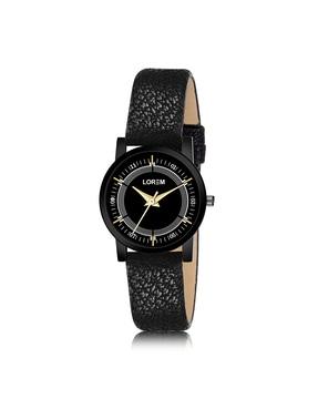 lr252 analogue watch with synthetic strap