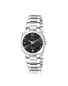 lr305 analogue watch with stainless steel strap