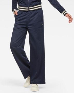 lucay wide mid-rise track pants