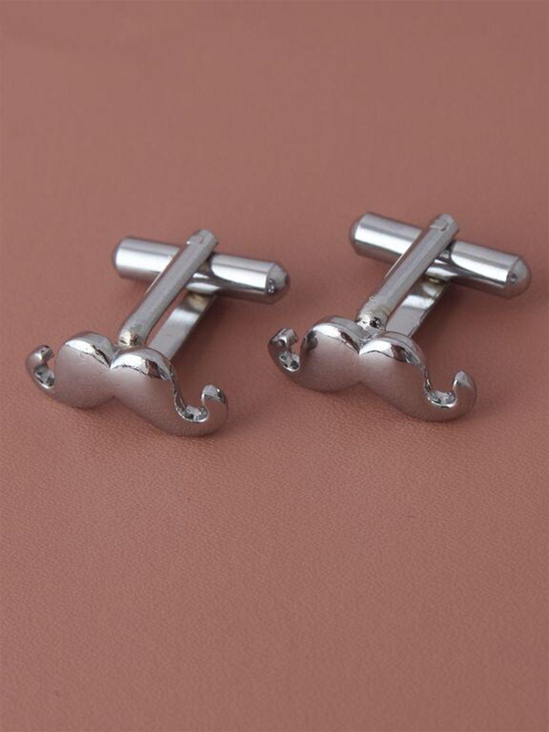 lucky jewellery silver plated quirky cufflink