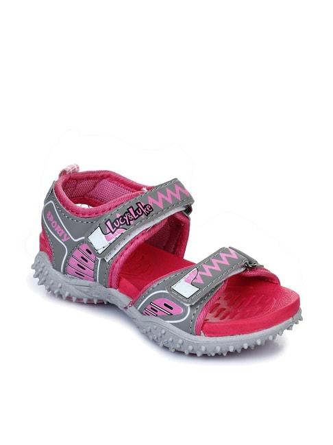 lucy & luke by liberty kids pink floater sandals