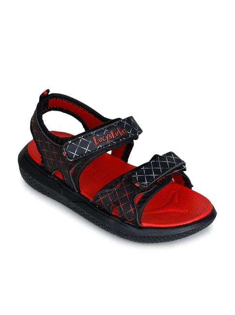 lucy & luke by liberty kids black floater sandals