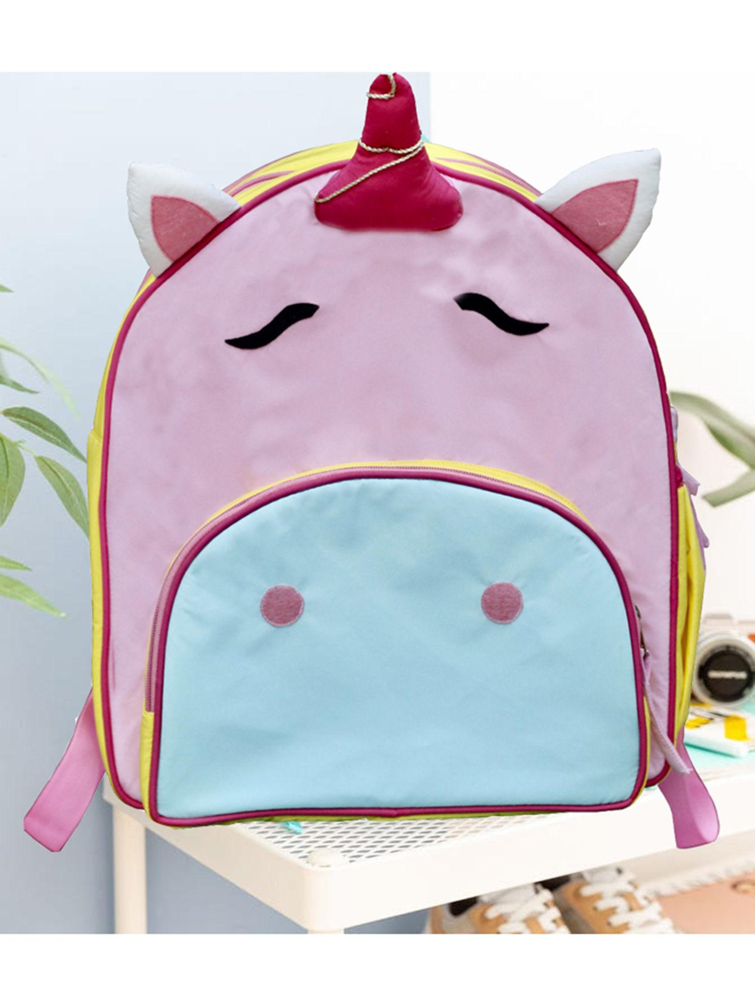 lucy unicorn waterproof light weight vibrant colours school bags