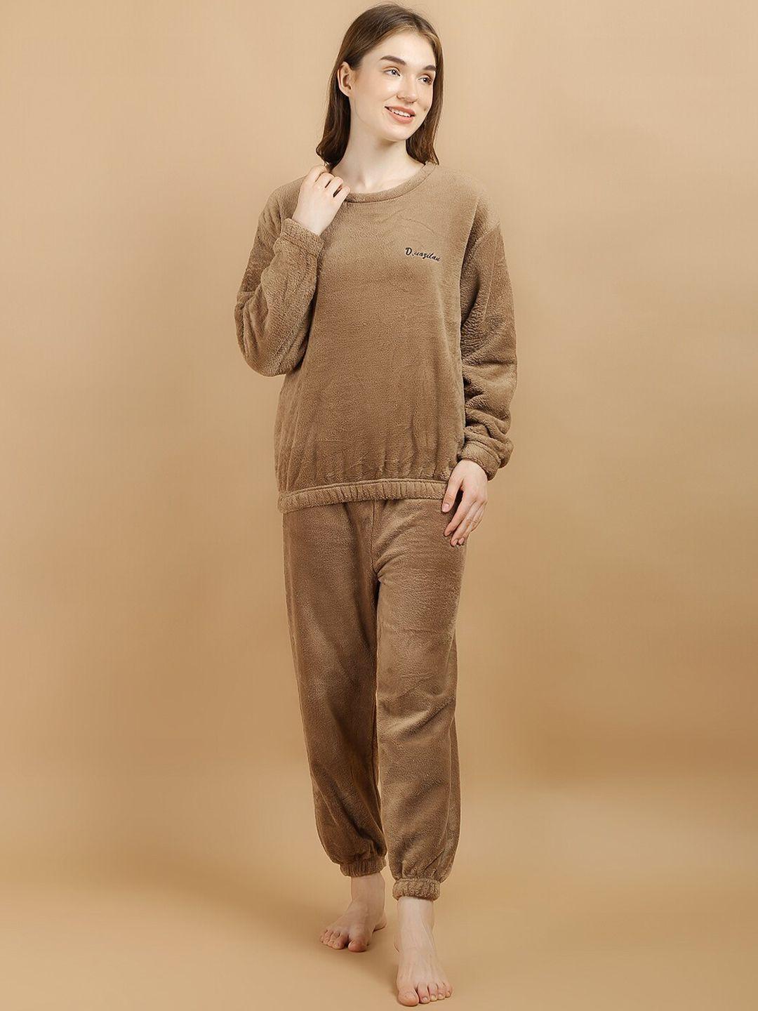 lugo round neck winter night suit