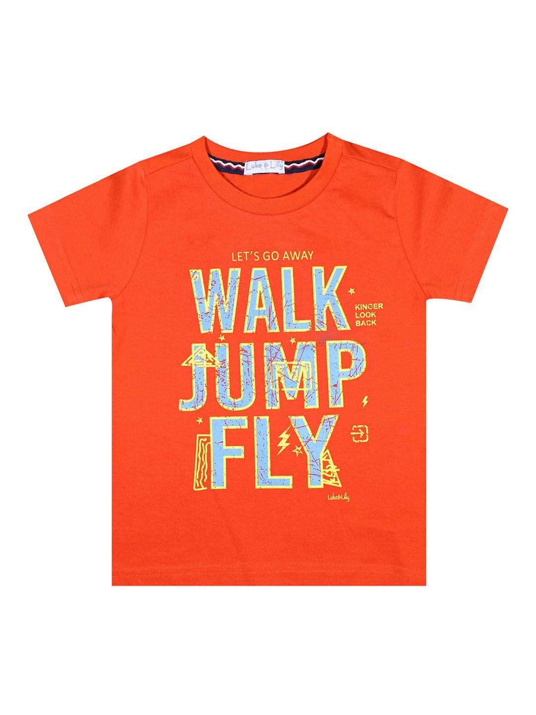 luke--lilly-boys-red-printed-round-neck-pure-cotton-t-shirt