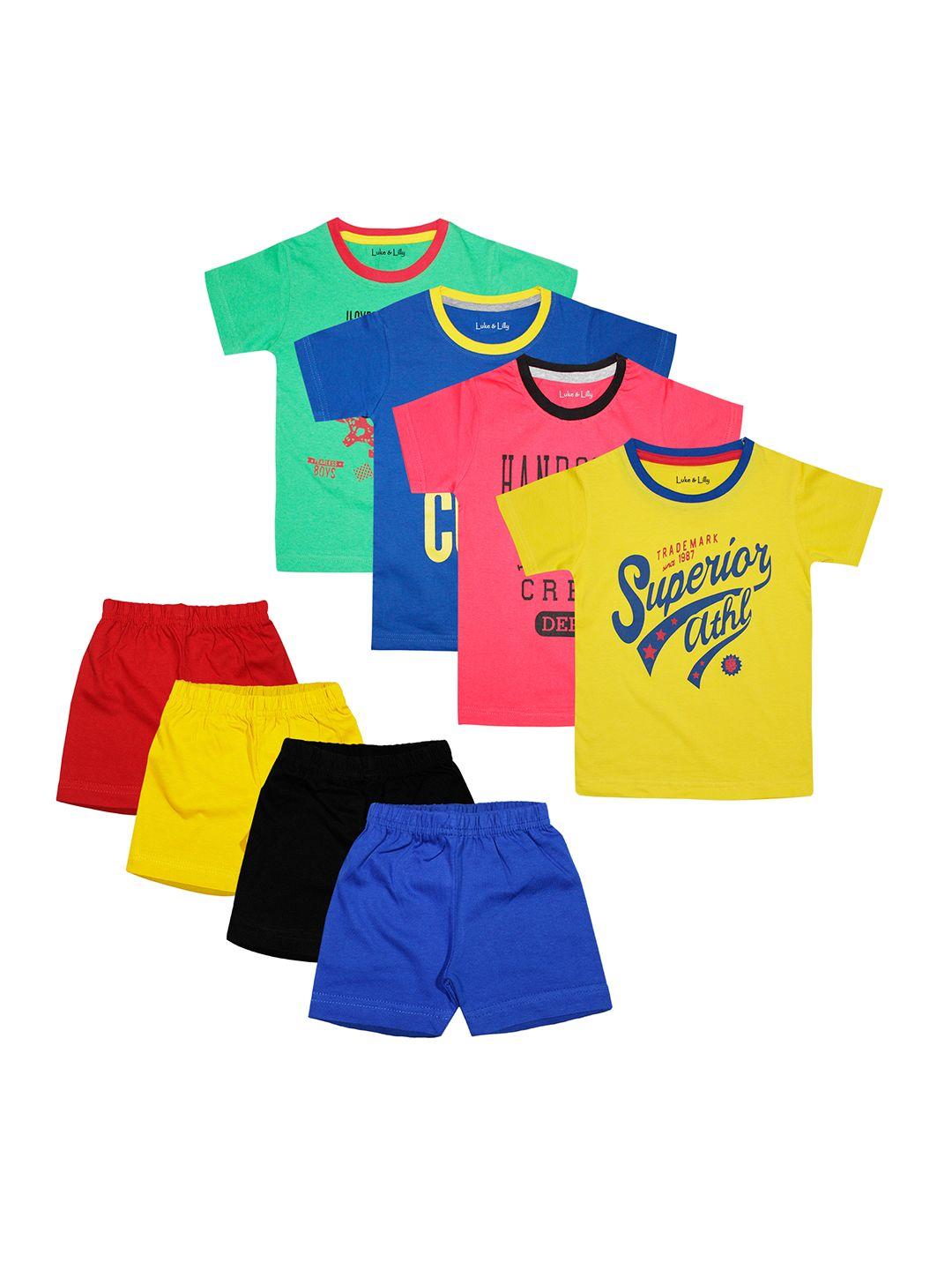 luke & lilly boys multipack clothing set (set of 4)