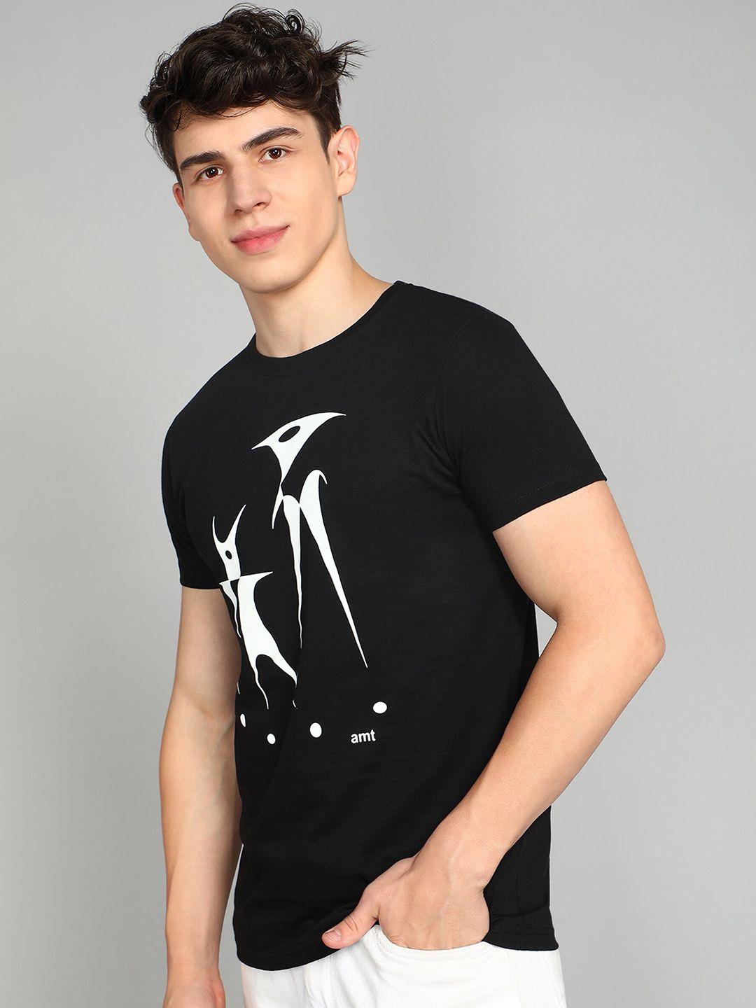 luke & lilly graphic printed cotton casual t-shirt