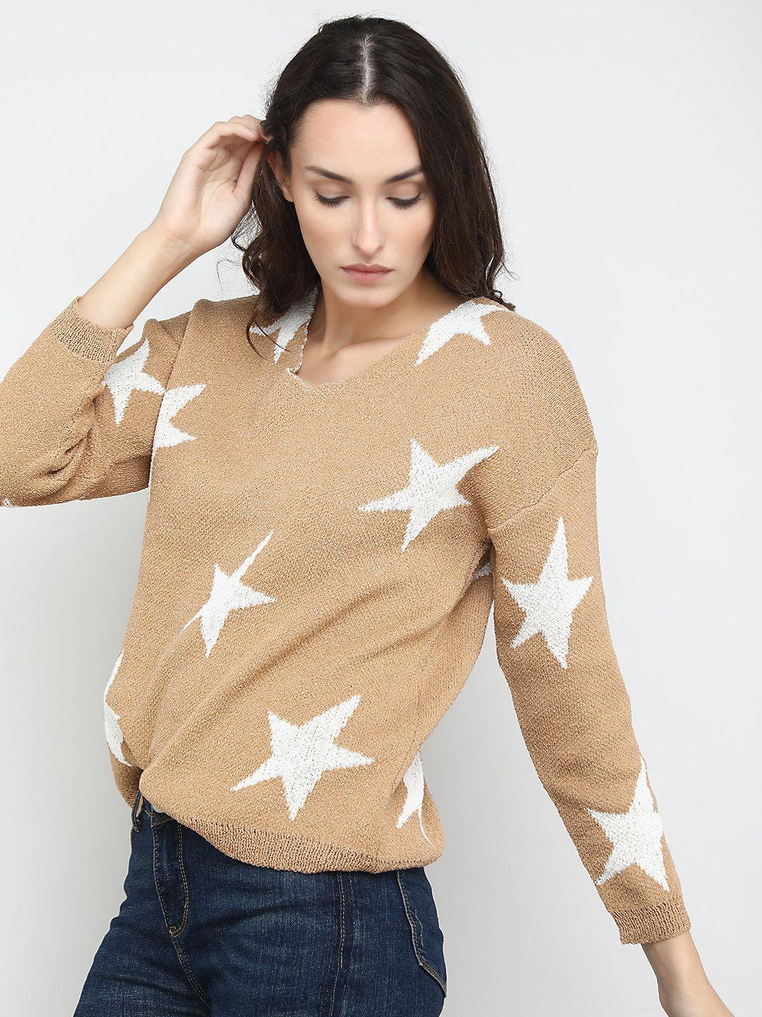 lulu & sky printed pullover sweater