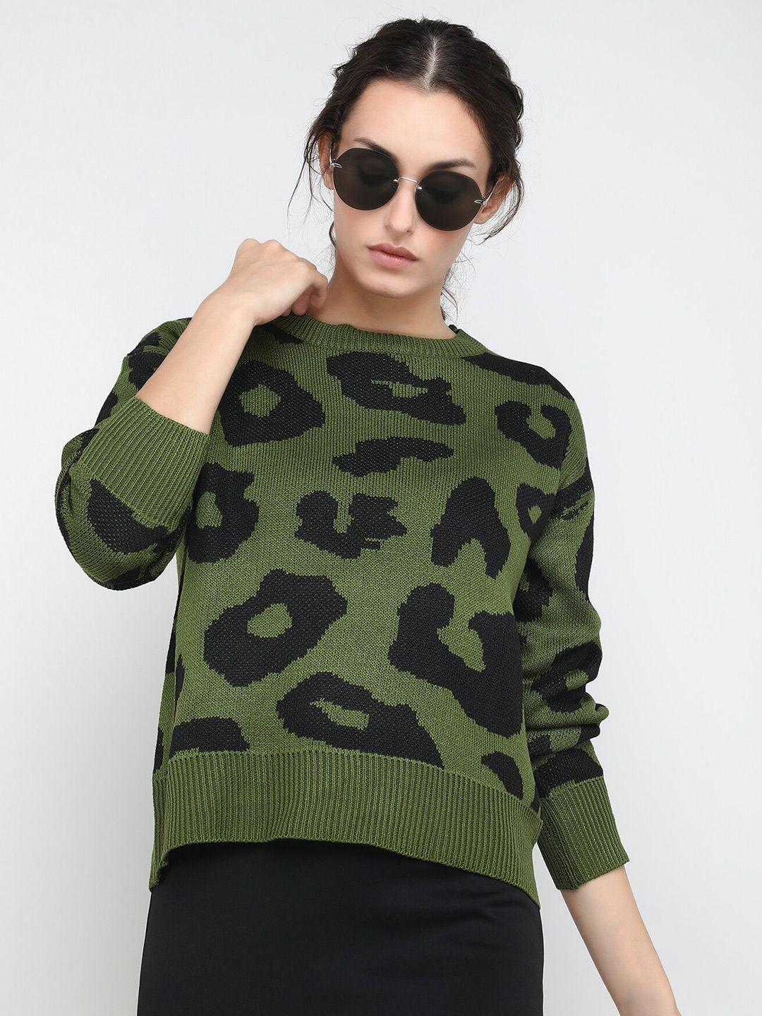 lulu & sky abstract printed pullover