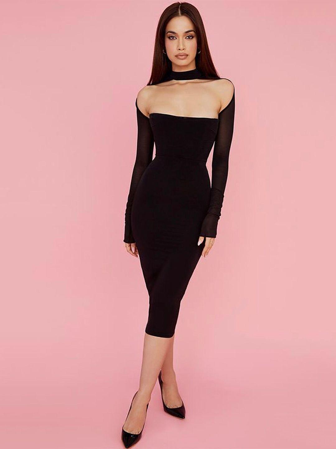 lulu & sky bodycon midi dress