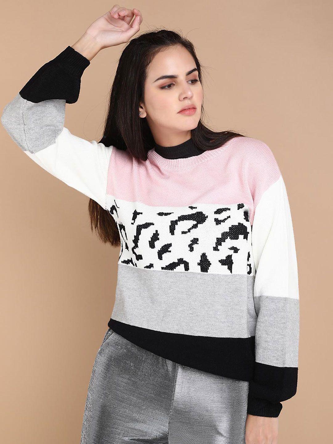 lulu & sky colourblocked pullover