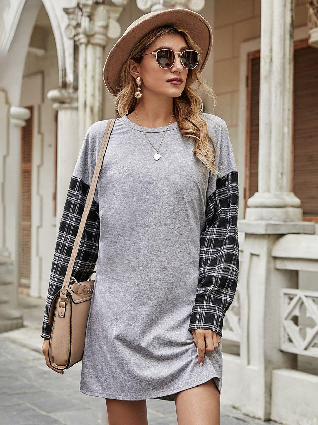 lulu & sky cuffed sleeves t-shirt dress