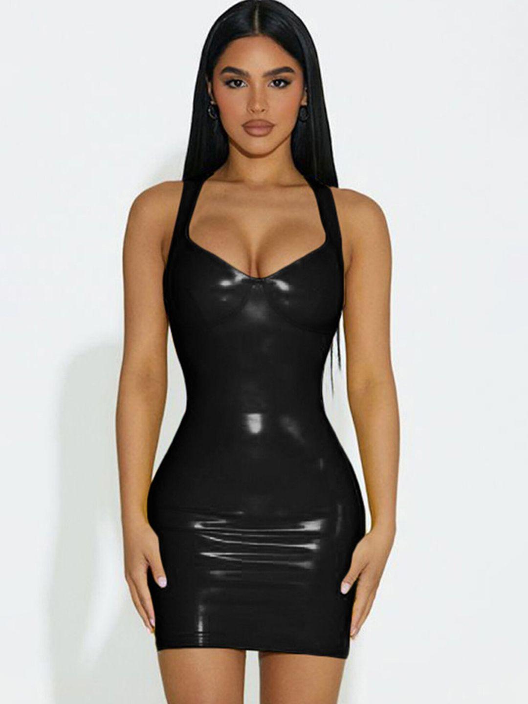 lulu & sky halter neck bodycon dress