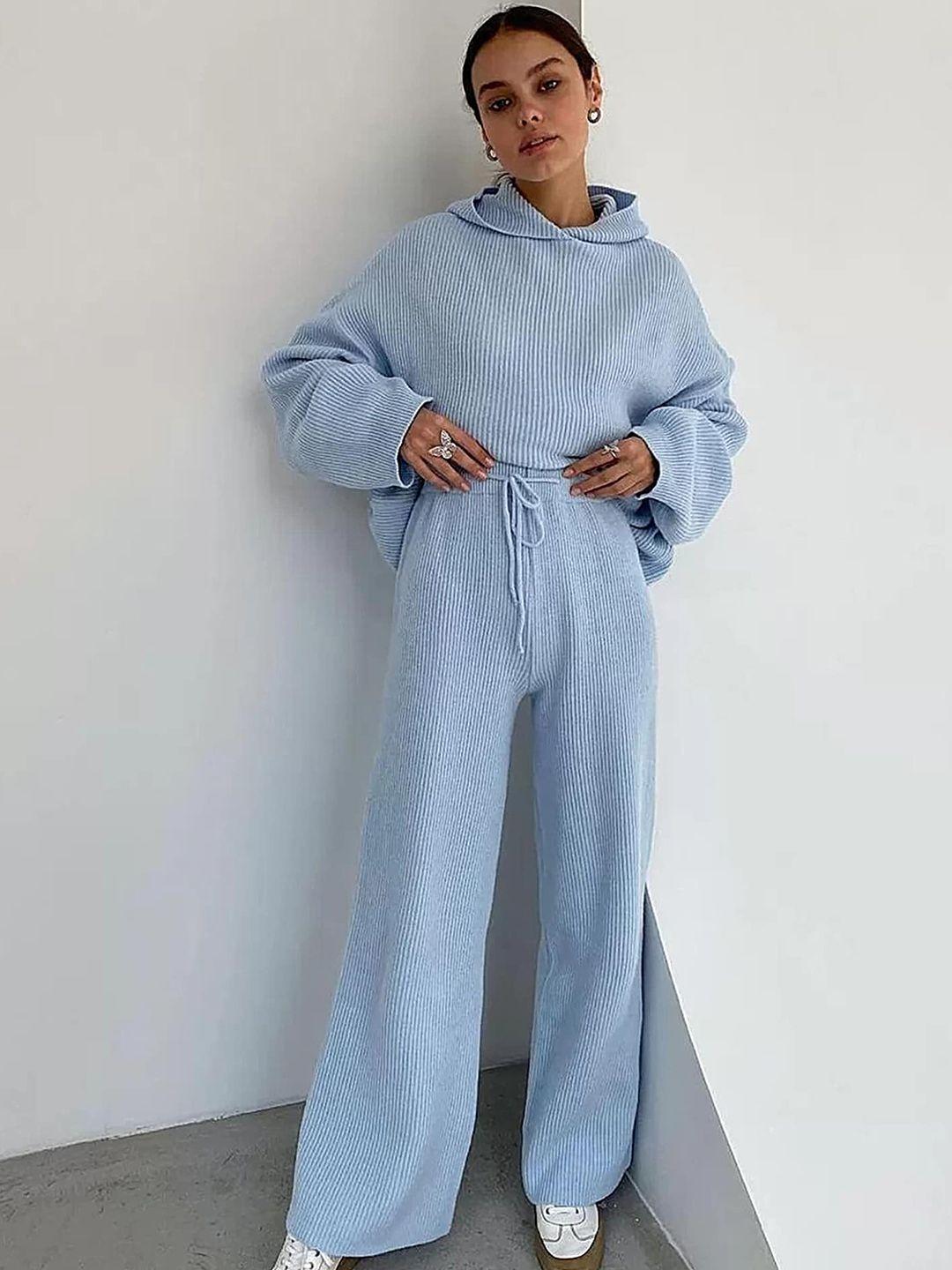 lulu & sky hooded long sleeves sweatshirt with trousers