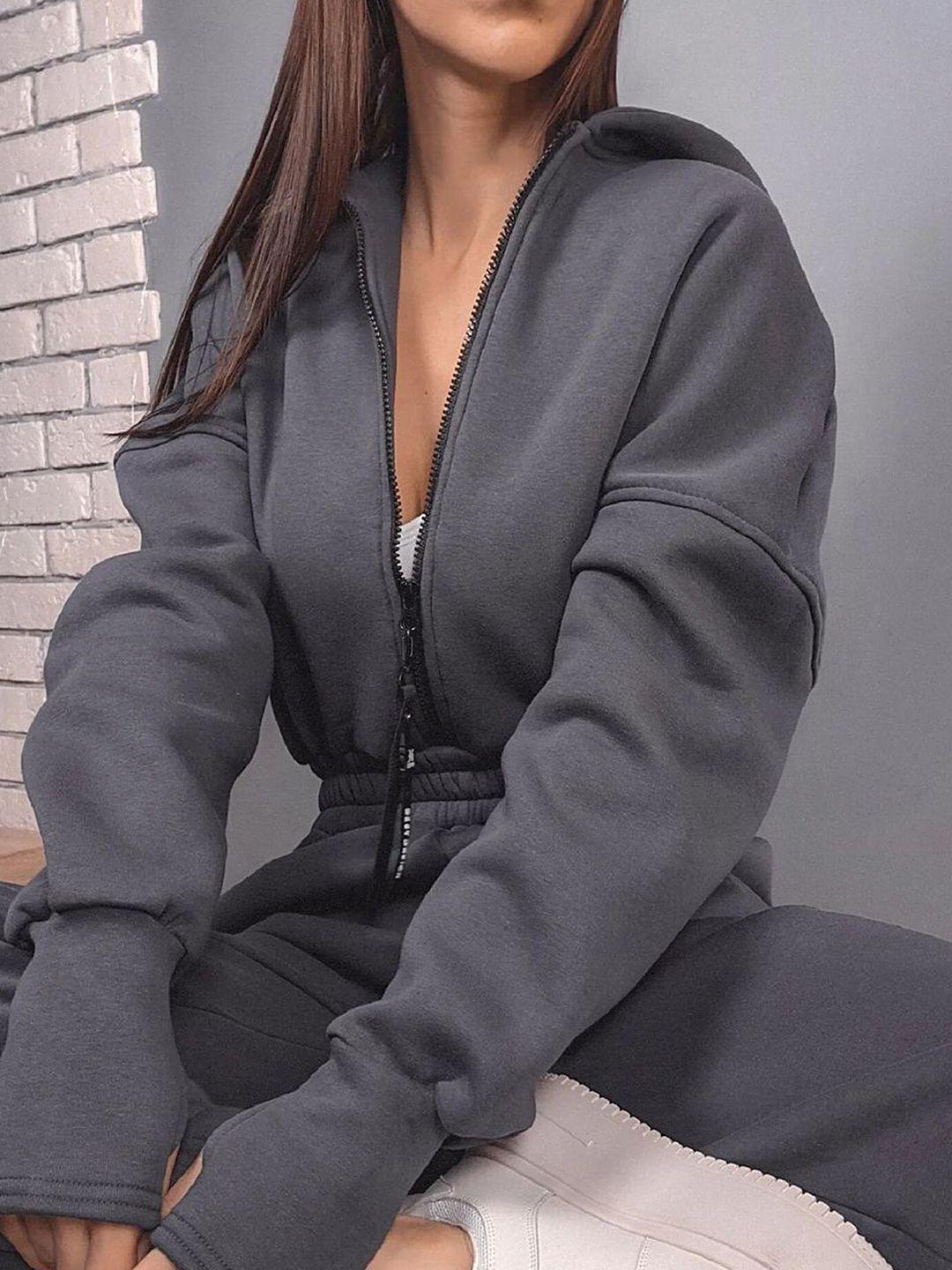 lulu & sky loose fit hooded sweatshirt jumpsuit