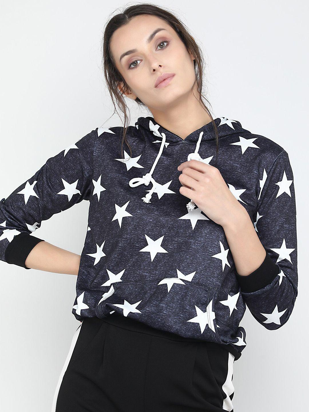 lulu & sky printed hooded pullover