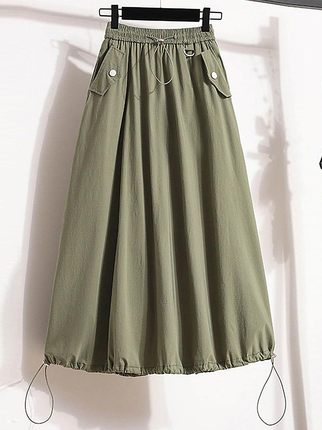 lulu & sky pure cotton flared midi skirts