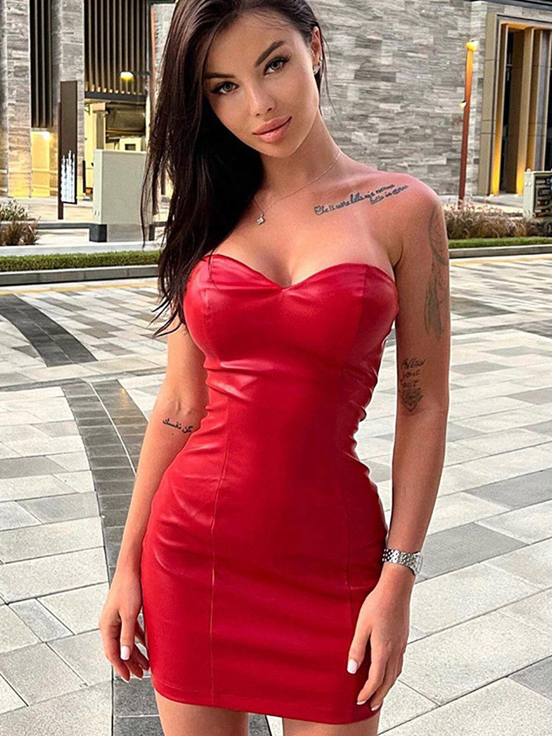 lulu & sky red dress