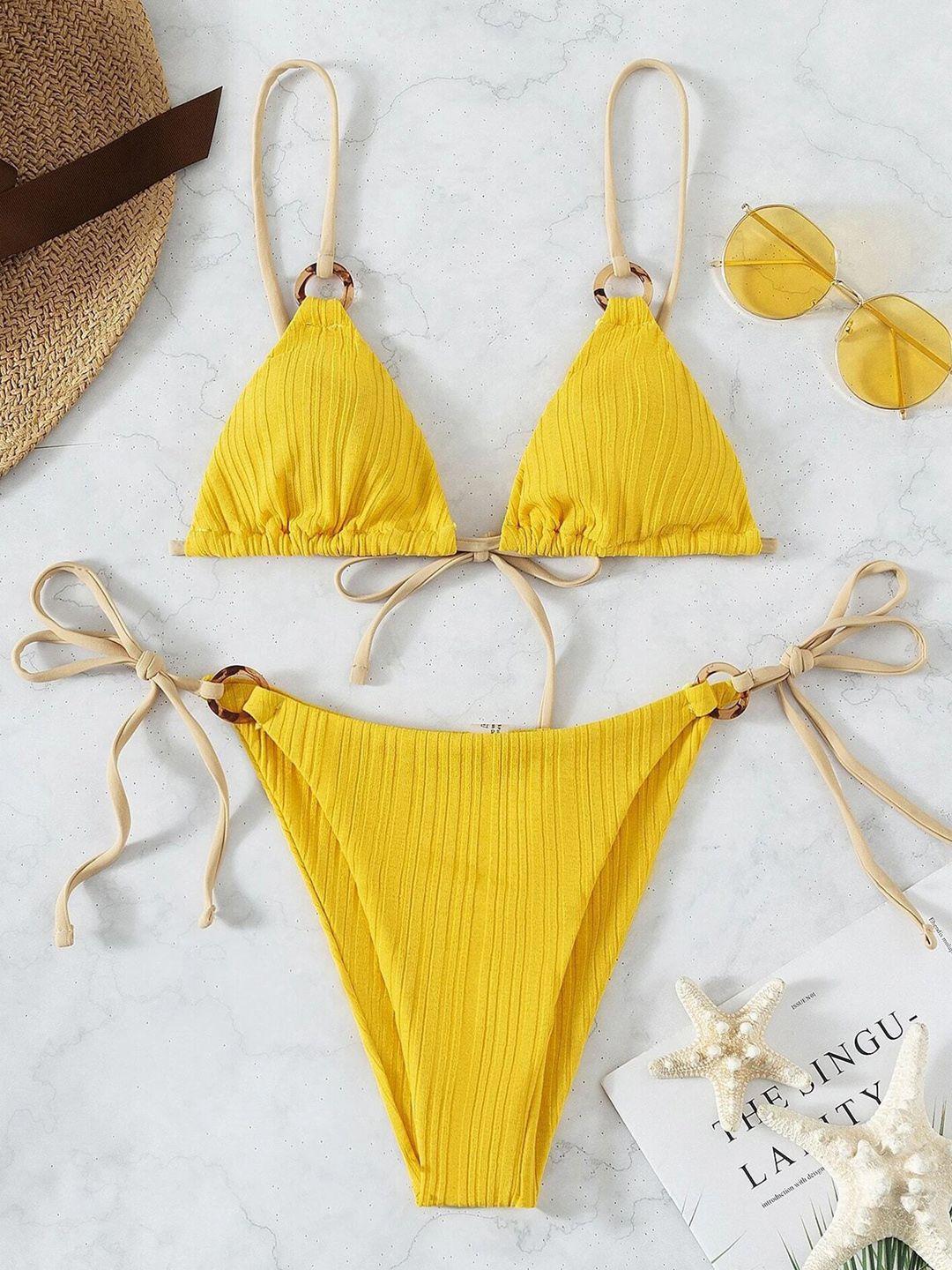 lulu & sky ring detail bikini set