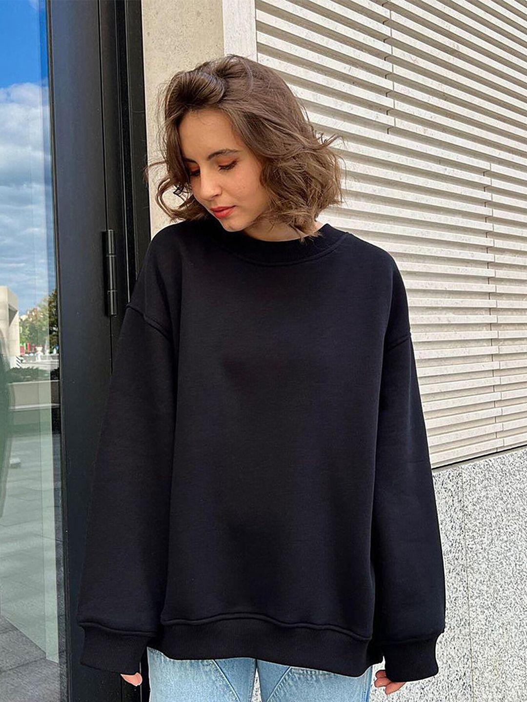 lulu & sky round neck longline oversized pullover sweatshirts