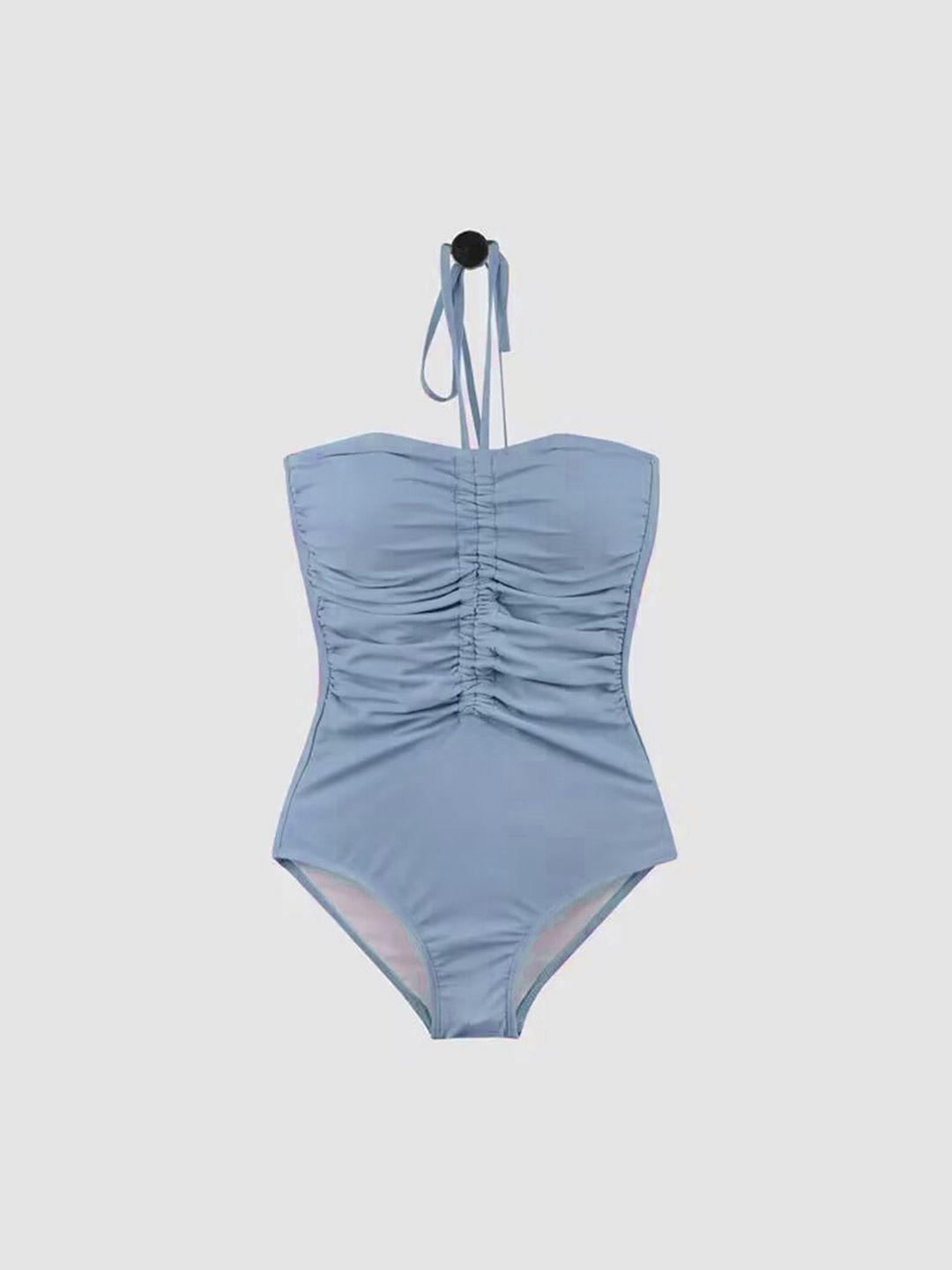 lulu & sky self-design halter-neck bodysuit