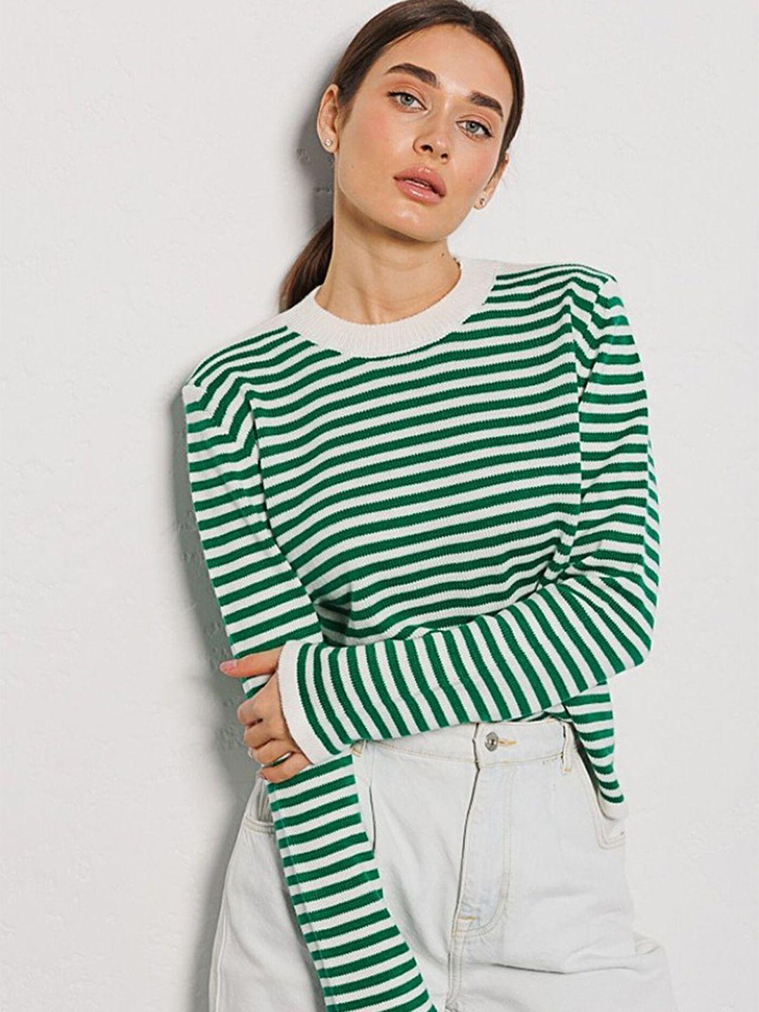 lulu & sky striped pullover sweater