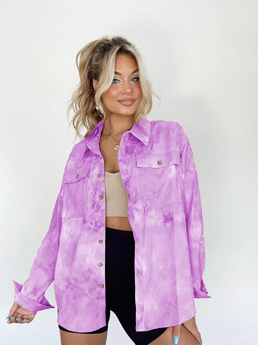 lulu & sky violet shirt style top
