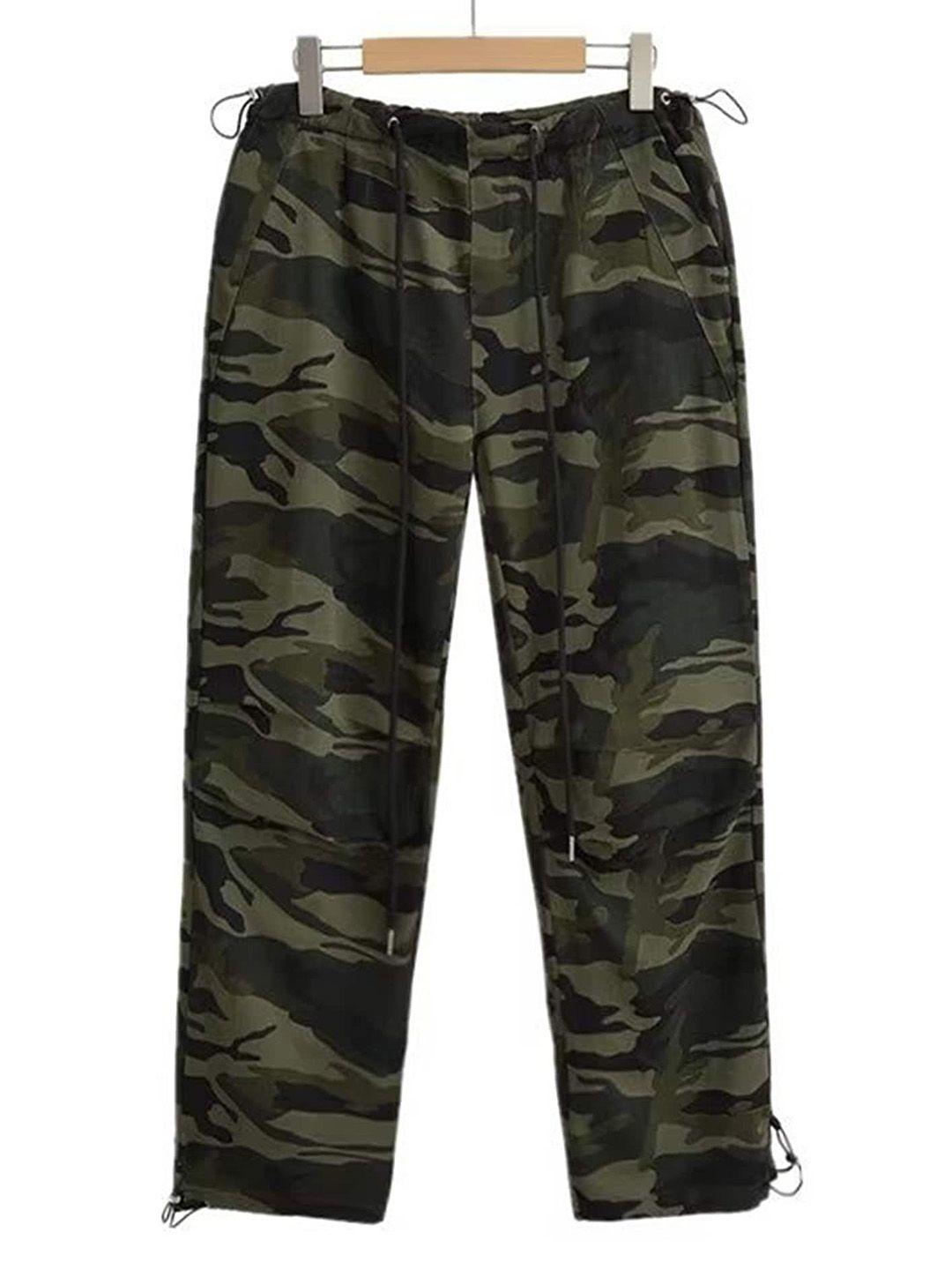 lulu & sky women camouflage printed regular trousers