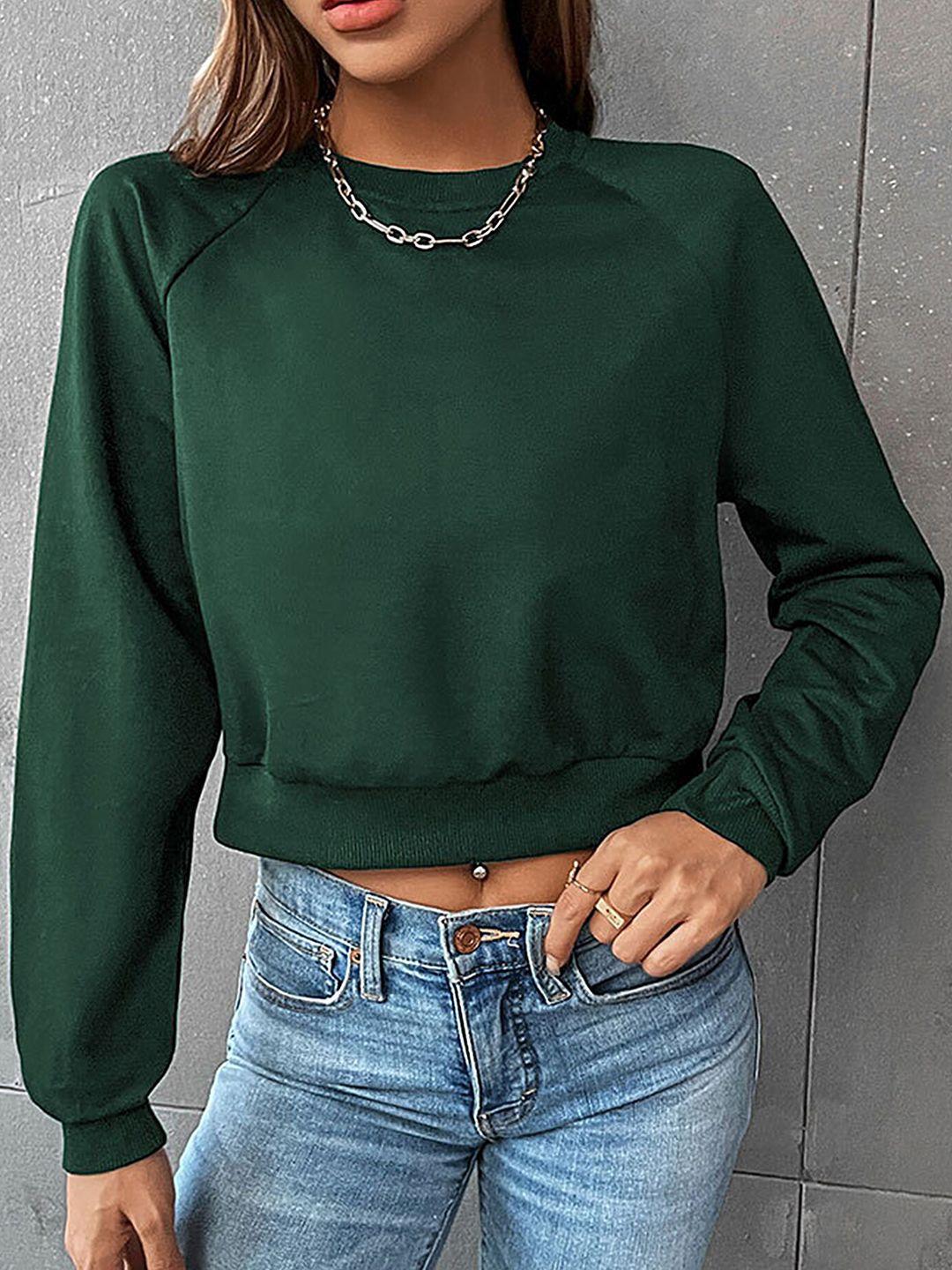 lulu & sky women green sweatshirt