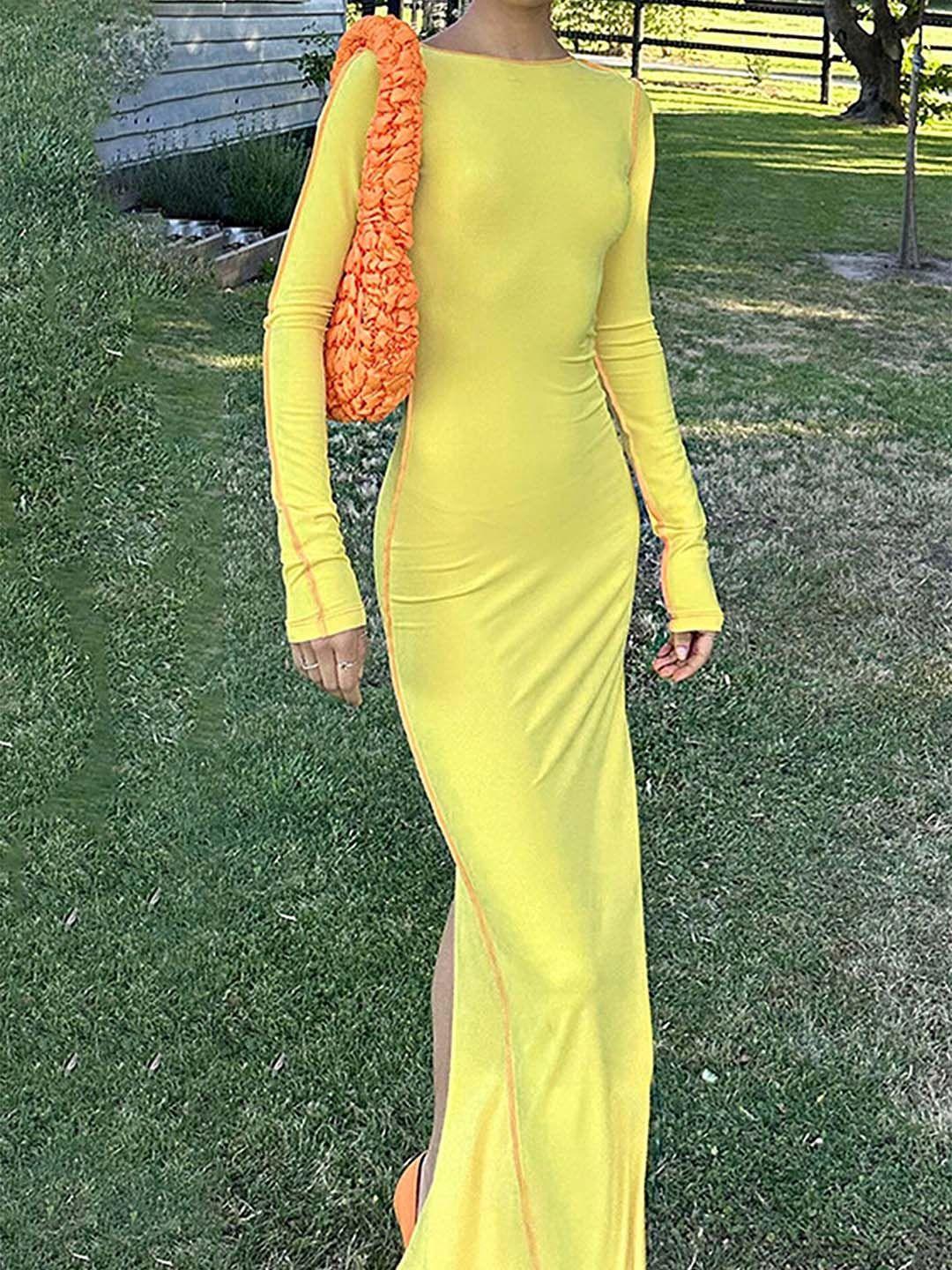 lulu & sky yellow dress