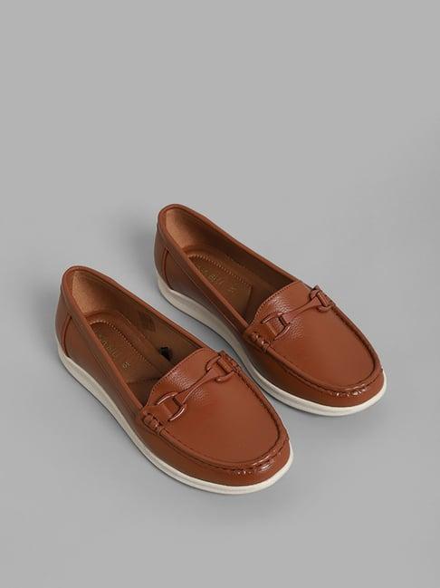 luna blu by westside brown weekend loafers