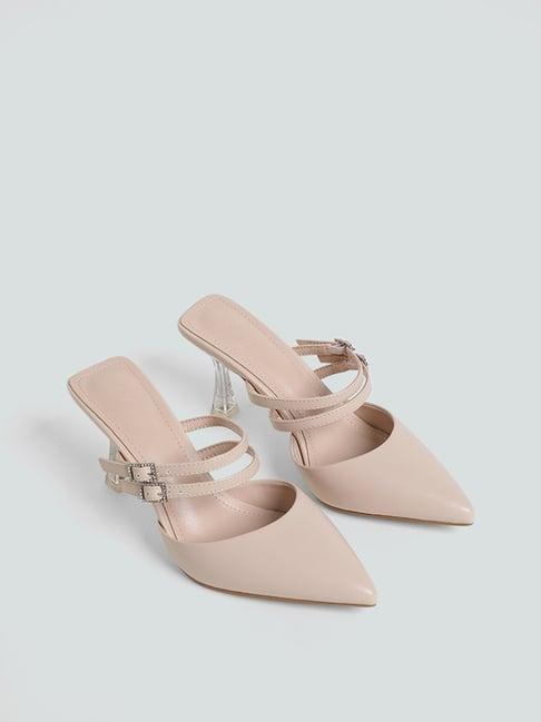 luna blu by westside mary nude jane heel mules