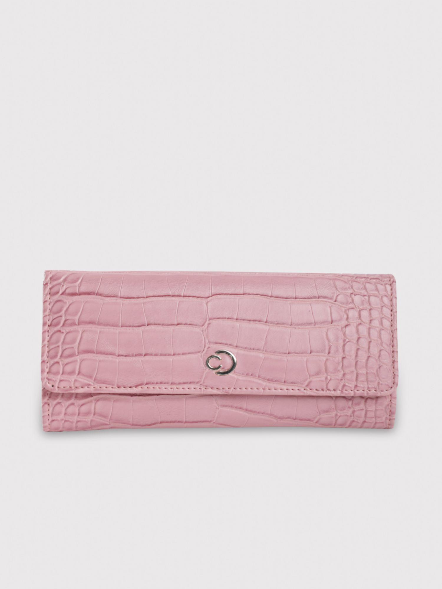 luna wallet flap wallet pink