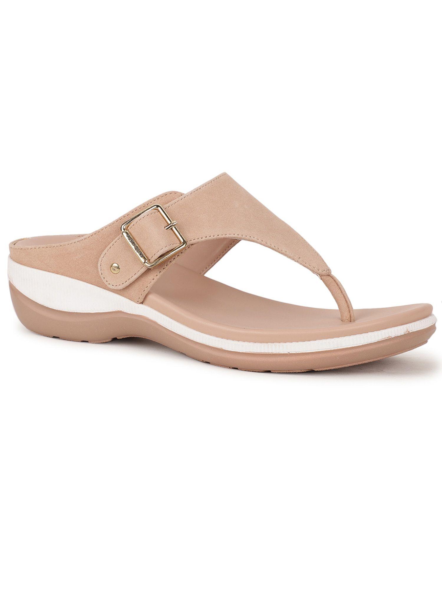 luna women pink flipflops