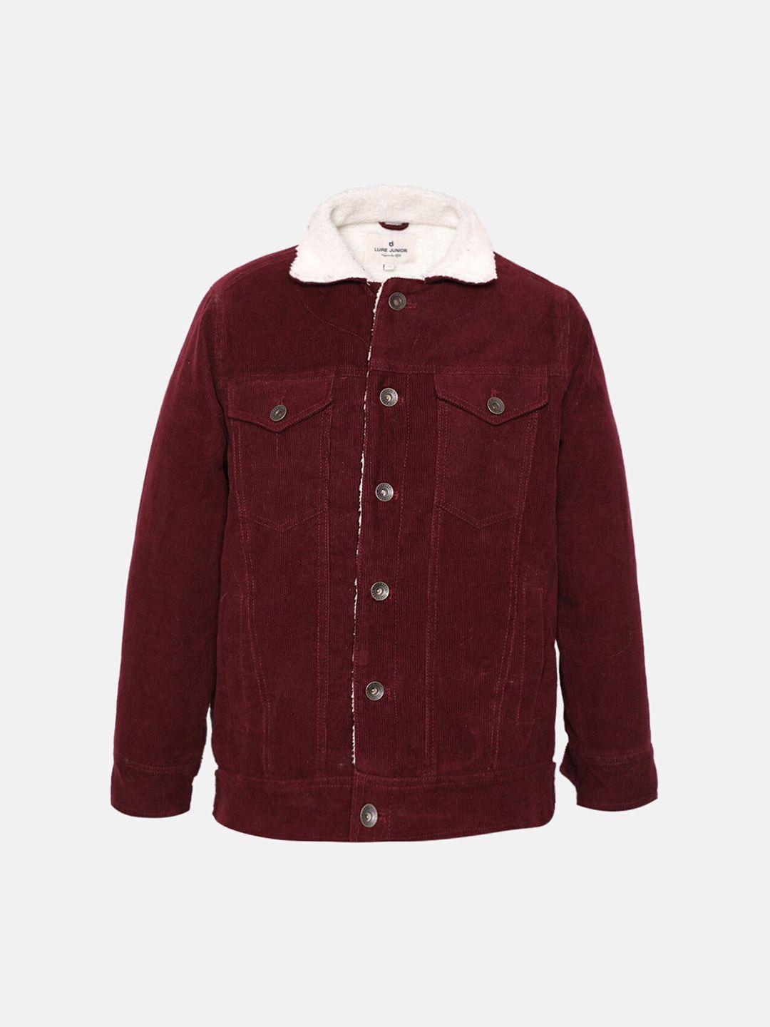 lure junior boys maroon outdoor tailored jacket