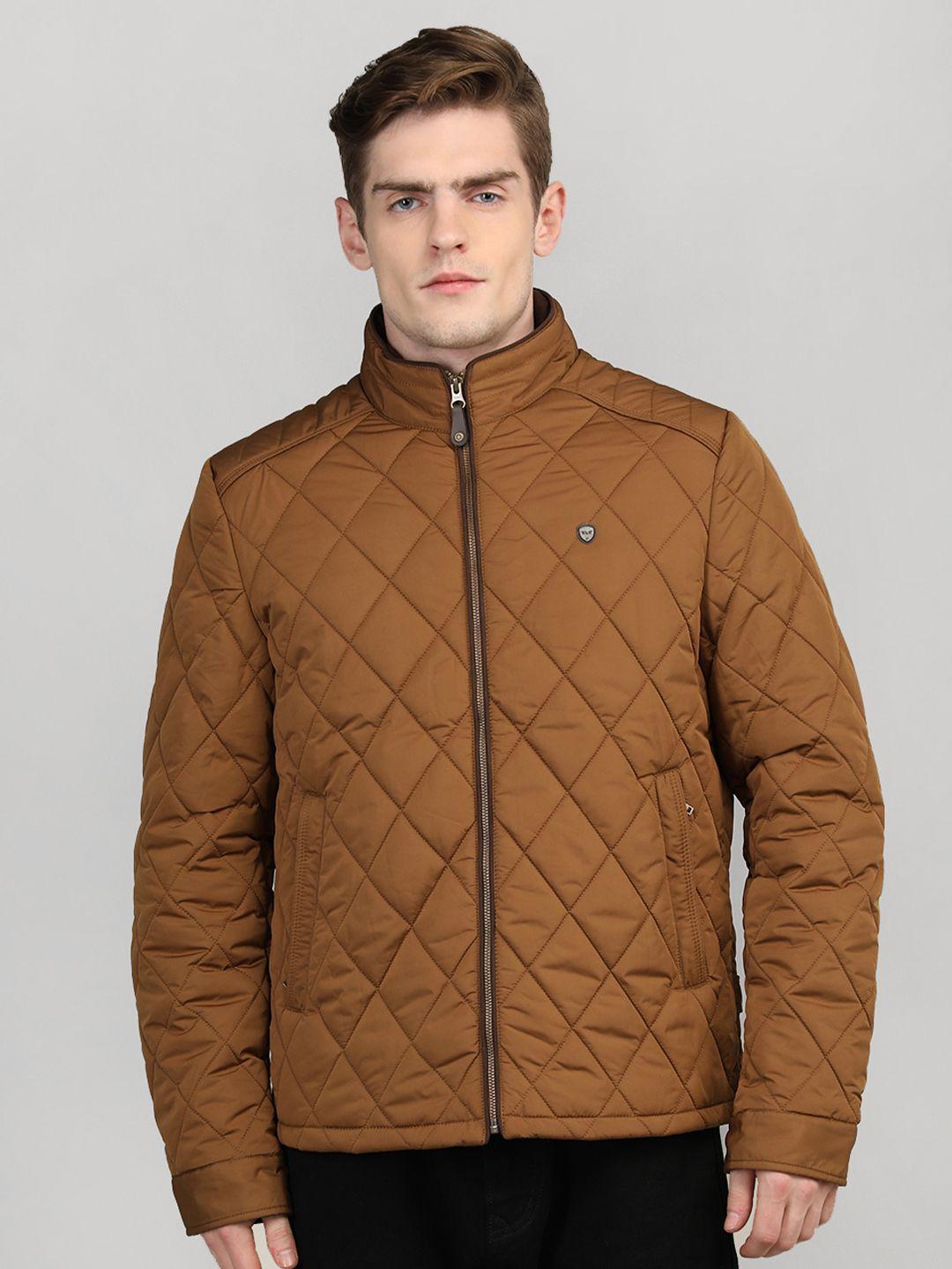 lure urban men checked quilted jacket