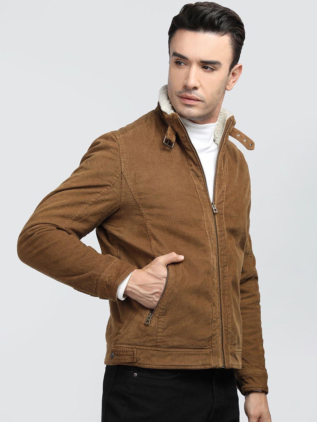 lure urban mock collar open front jacket jacket