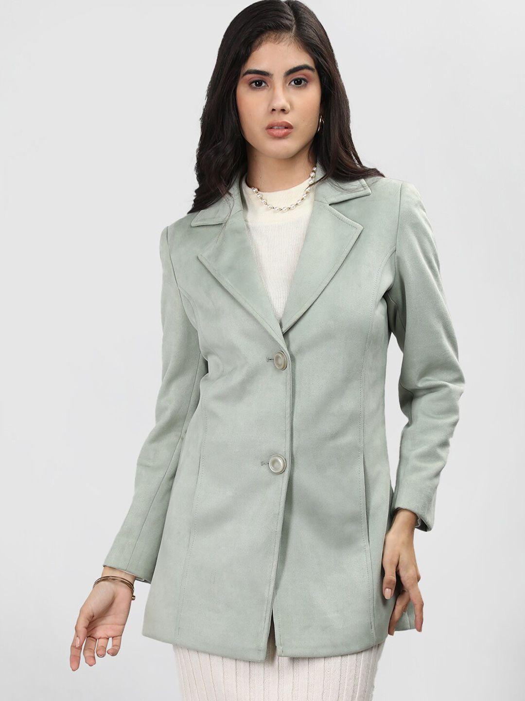 lure urban single-breasted notched lapel woollen pea coats