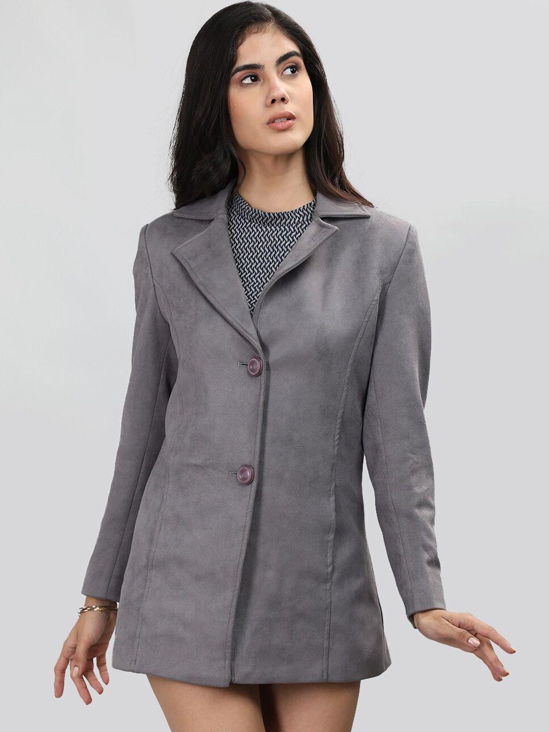 lure urban single-breasted wool overcoat