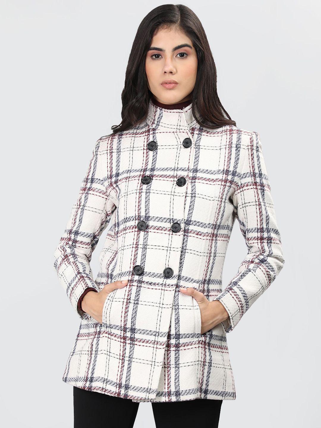 lure urban single-breasted woolen overcoat