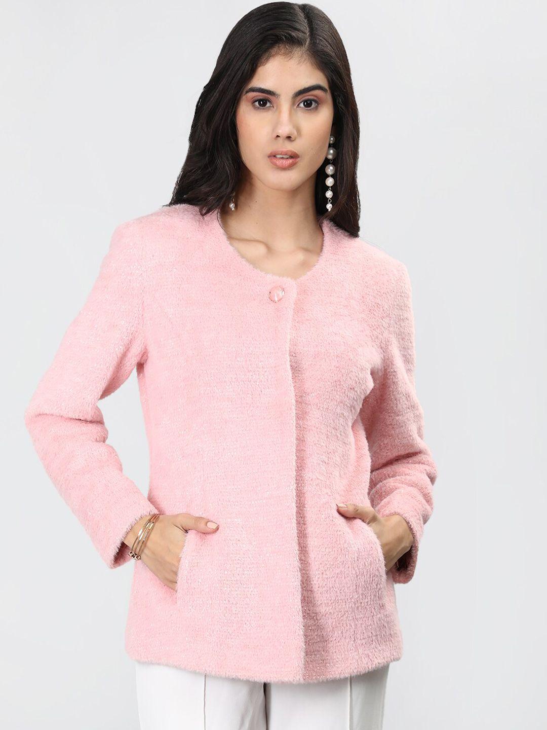 lure urban single-breasted woollen overcoat