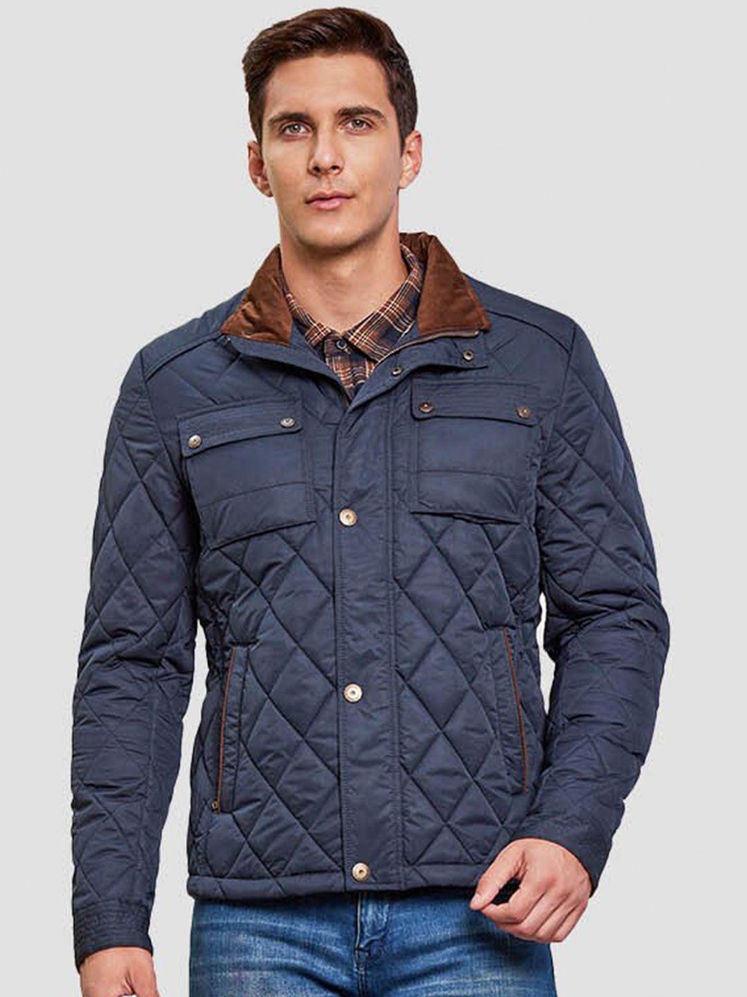 lure urban stand collar quilted jacket
