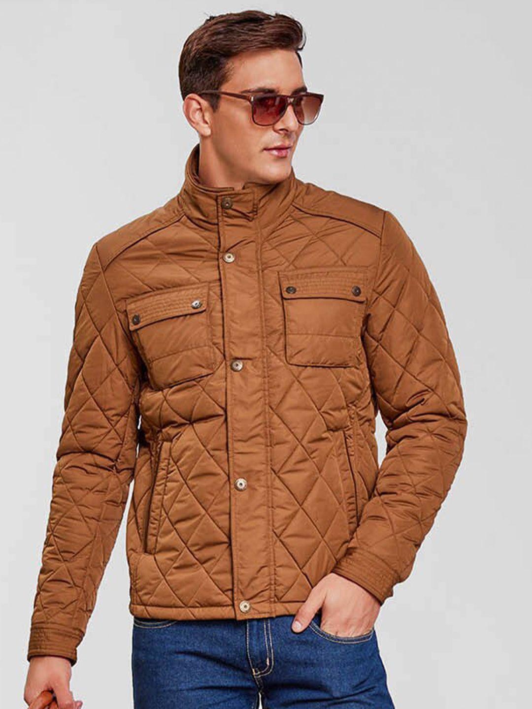 lure urban stand collar quilted jacket