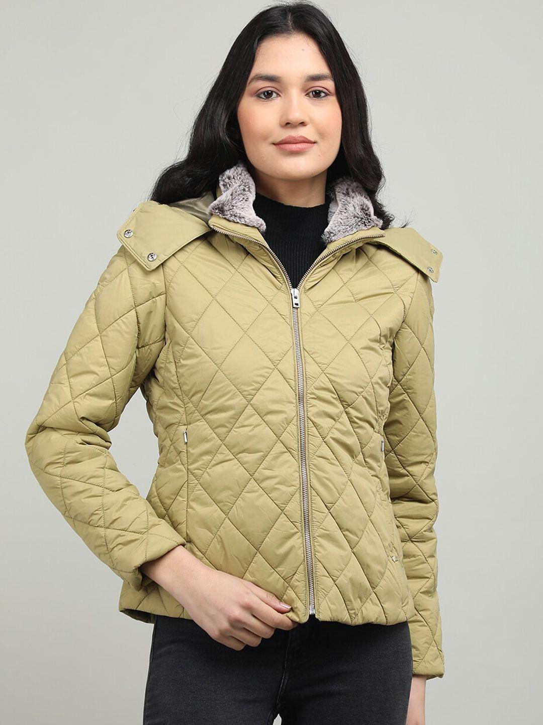 lure urban women hooded puffer jacket